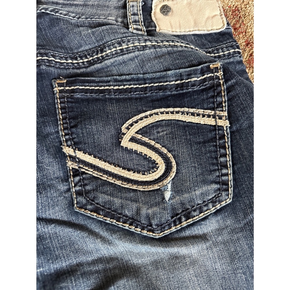 Silver Jeans Bootcut Women 30x32 Y2K Western Cowgirl Indie Boho Americana Retro - Picture 6 of 8